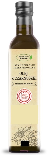  PRAWDZIWY OLEJ Z CZARNUSZKI TŁOCZONY NA ZIMNO 1l