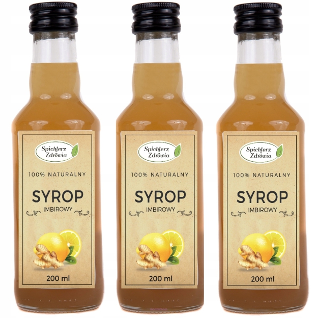 Syrop imbirowy 3x200ml 100% NFC