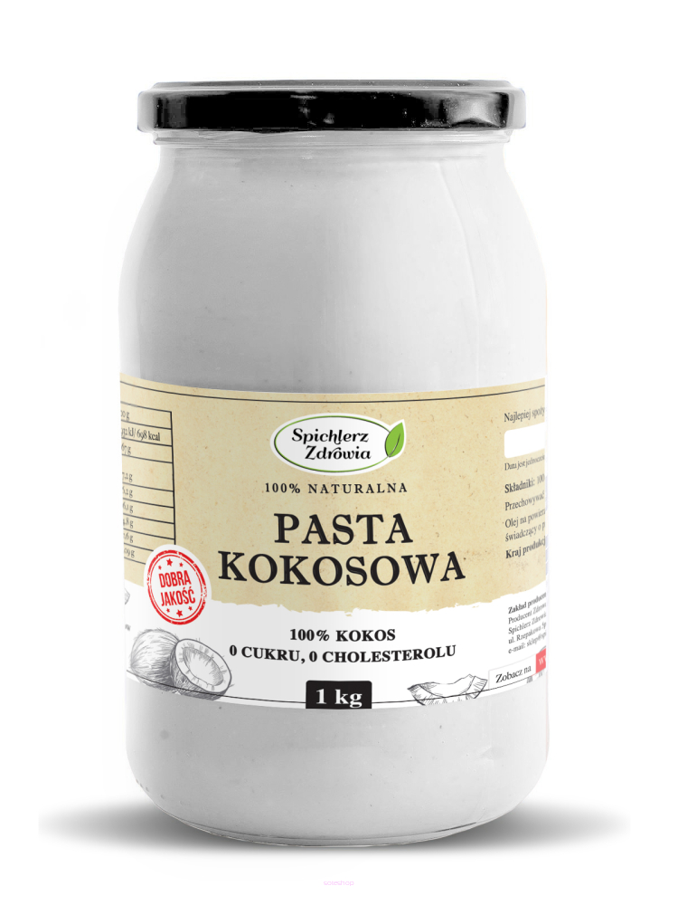 PASTA KOKOSOWA 1KG Spichlerz Zdrowia