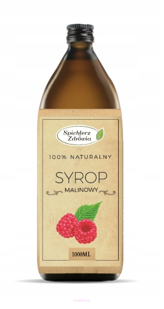 Syrop malinowy 1L 100% NFC